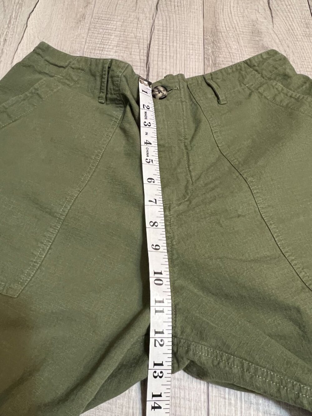 Mollusk California Utility Shorts Mens XL Green Cotton Coastal Minimalist Surf - Picture 7 of 10